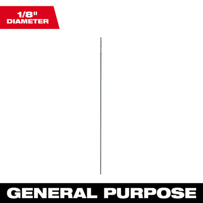 Aircraft Length Drill Bit - 1/8" Drill - Fraction