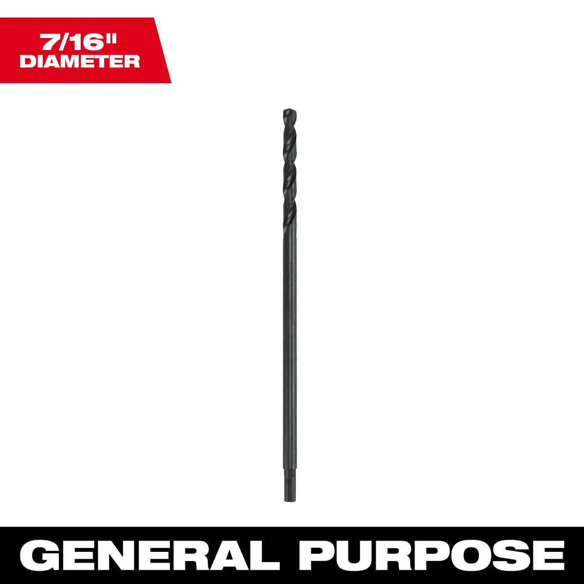 Aircraft Length Drill Bit - 7/16" Drill - Fraction