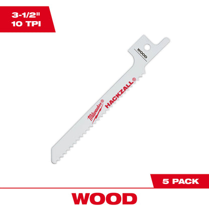 Scroll Back Thin Kerf Reciprocating Saw Blade - 10 TPI