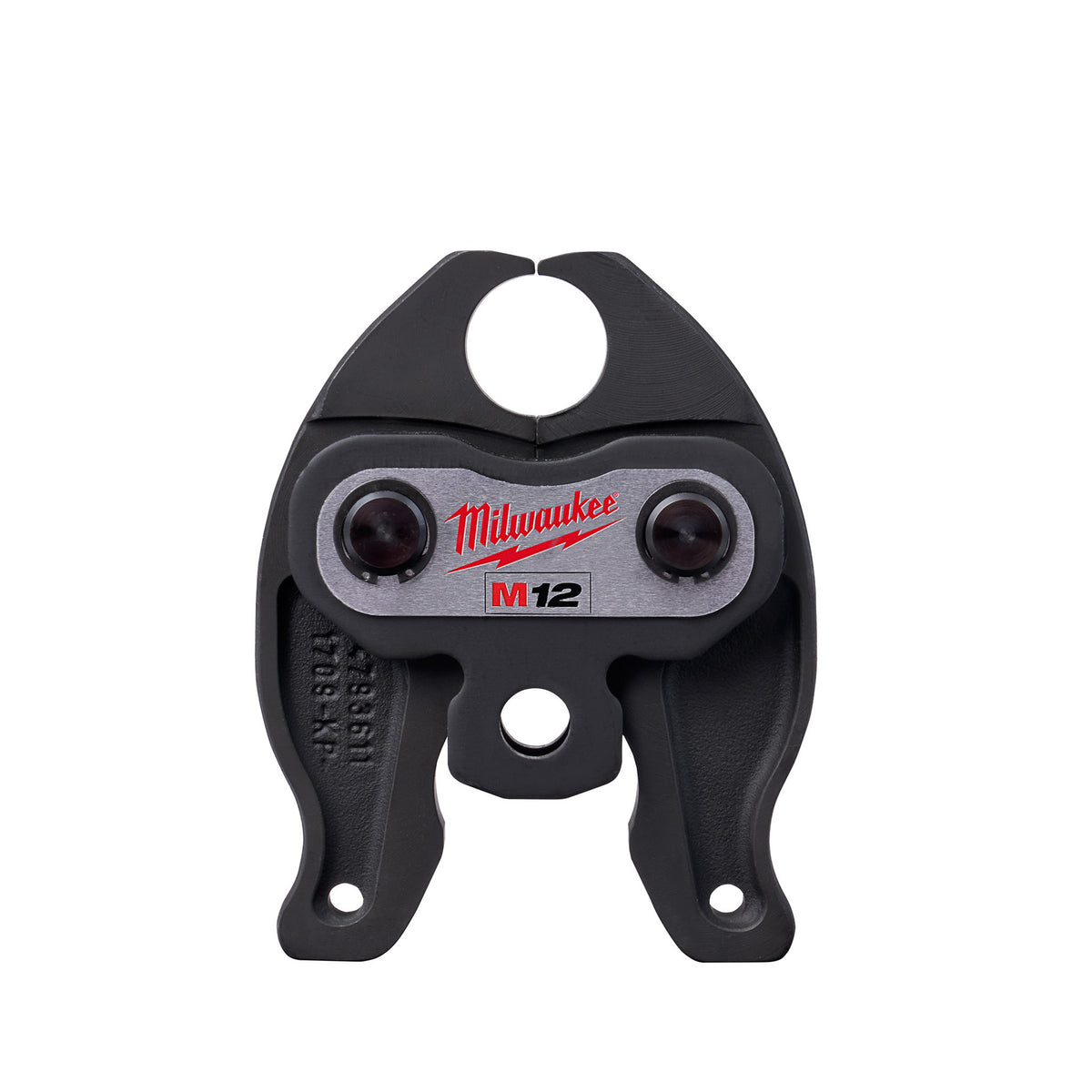 Milwaukee® M12™ FORCE LOGIC™ 49-16-2453C Crimping Jaw, For Use With M12™ FORCE LOGIC™ Press Tool, F1807 and F2159 Connection, 3/4 in Pressing Jaw Capacity, Steel