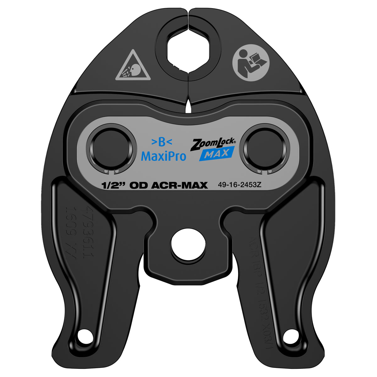 Zoomlock Max - Press Jaw - 1/2" Size - Forged Steel