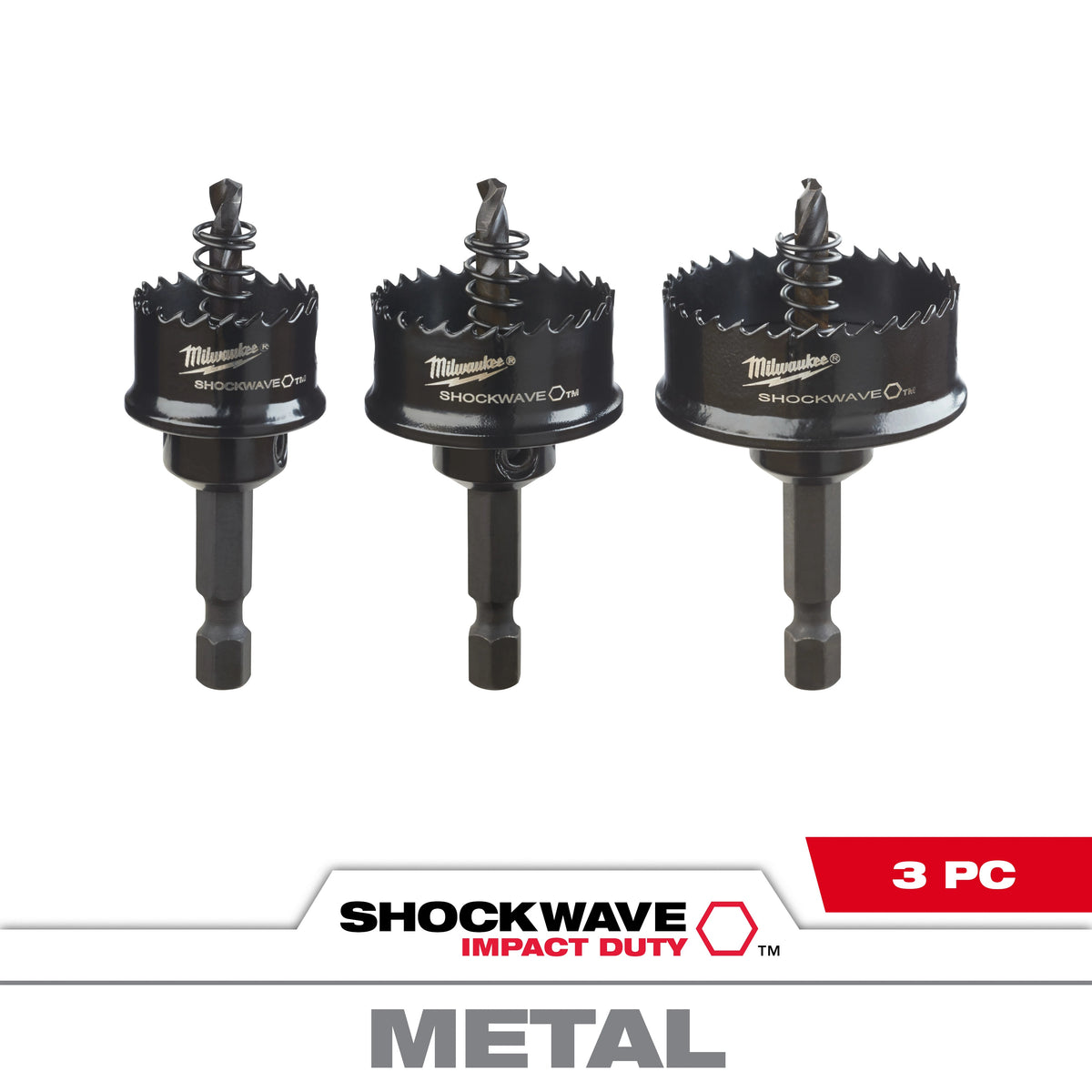 Thinwall Hole Saw Set - 3 Pieces