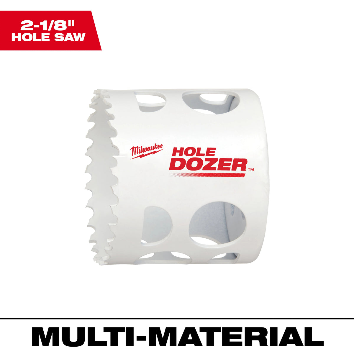 Hole Saw - 2-1/8" Dia - 1-5/8" D Cutting