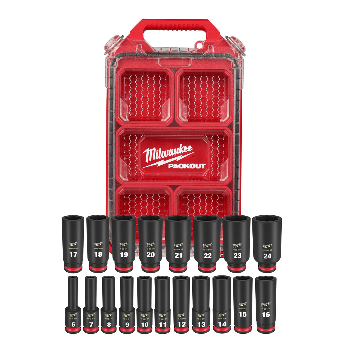 49-66 Socket Packout Set - 19 Pieces - Steel