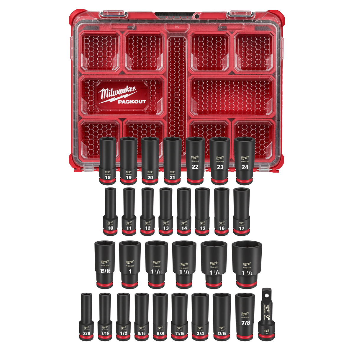 49-66 Socket Packout Set - 31 Pieces - Steel