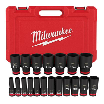 Deep Socket Set - 19 Pieces - ASME Specified