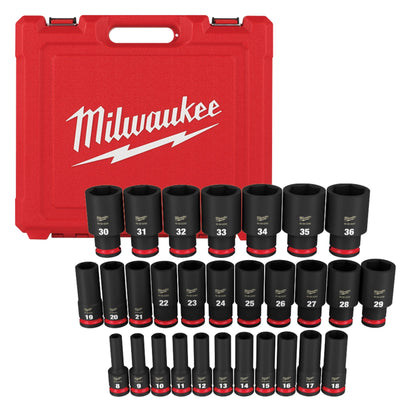 Deep Socket Set - 29 Pieces - Forged Steel