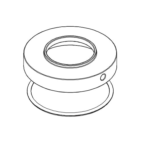 Spout Escutcheon with LED Indicator - Matte Black