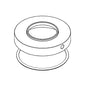 Spout Escutcheon with LED Indicator - Matte Black
