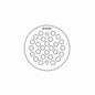 Kingsley - Tub/Shower Drain Cover - 4"