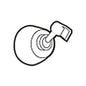 Shower Bracket Kit - Wall Mount