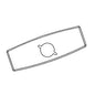 Deck Plate with Mounting Kit - Polished Chrome - 4"