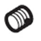Vandal Resistant Screw with O-Ring and Key - Polished Chrome