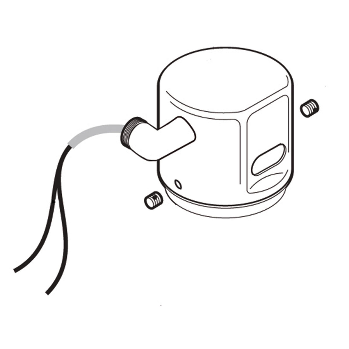 AC Flush Valve Cap - Polished Chrome