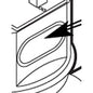 Moen® 104456 Sensor Eye Casing, For Use With Model 8301/8304 Battery Powered Sensor Operated Flush Valve, Import