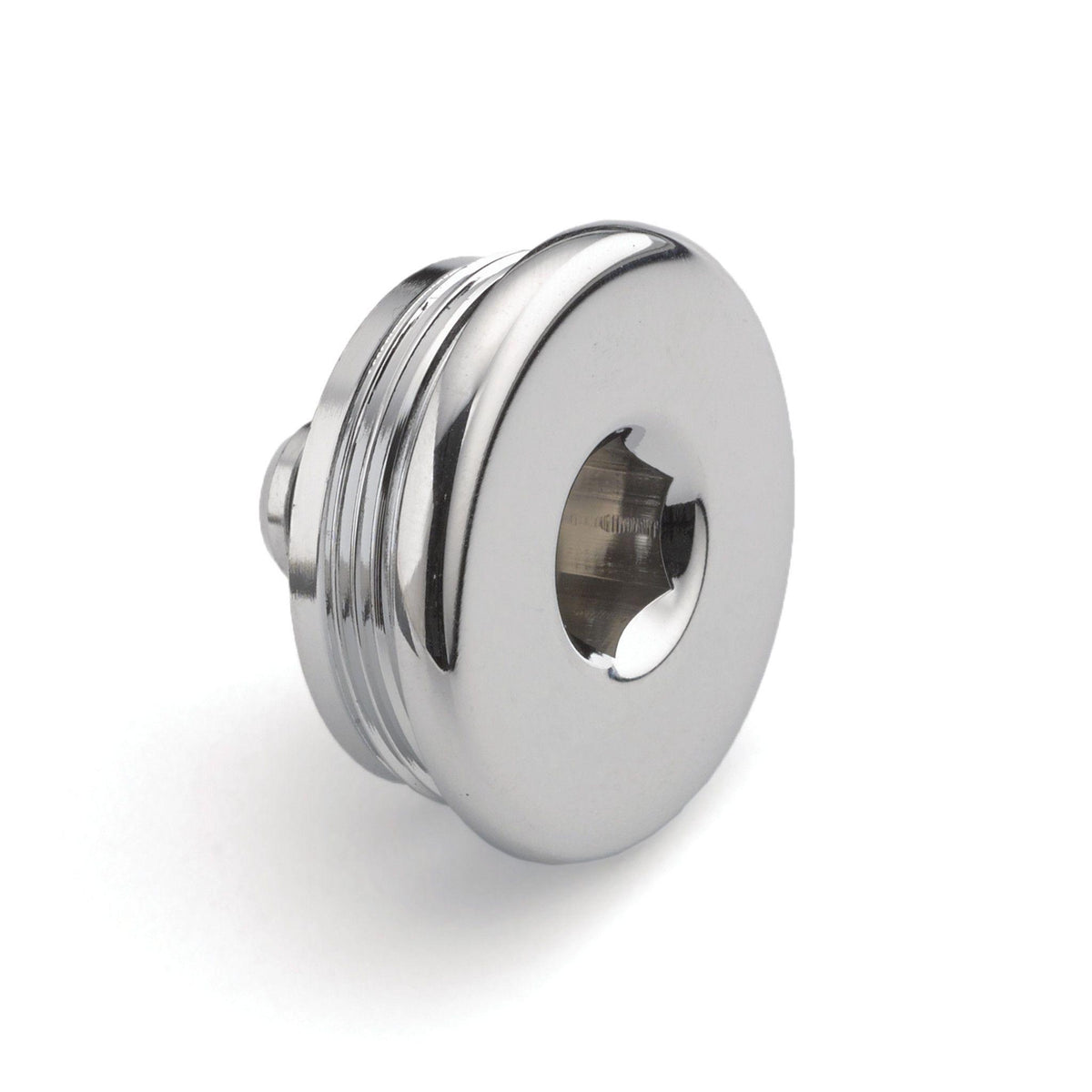 Manual Override Button - Polished Chrome