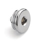 Manual Override Button - Polished Chrome