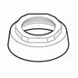 Moen® 104532 Top Spud Assembly, For Use With Battery Powered Sensor Operated Flush Valve, 1-1/4 in, Polished Chrome, Import