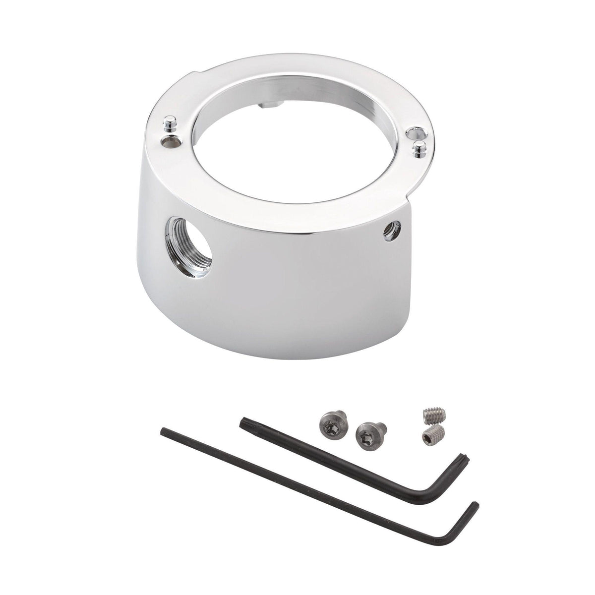 AC Power Rear Shroud and Screw Kit - Polished Chrome