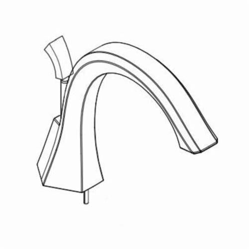 Moen® Diverter Roman Tub Spout, For Use With Felicity® TS244 2-Handle Roman Tub Faucet, Domestic