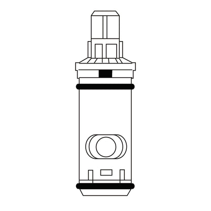 Two-Handle Replacement Cartridge for High Flow - Roman Tubs