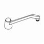 Spout Kit - Polished Chrome - 9" L