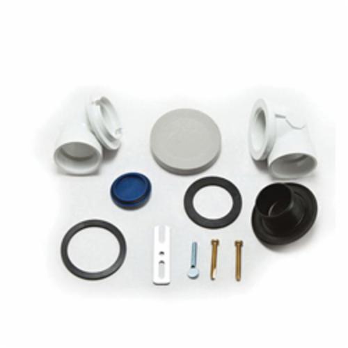 Rough-in Kit with Test Plug - 7-3/4" W x 2-3/4" H - PVC