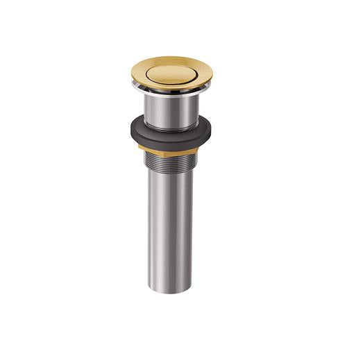Model 140780 - Push Button Drain - Brushed Gold