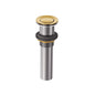 Model 140780 - Push Button Drain - Brushed Gold