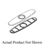 Moen® 141002BLS Escutcheon, For Use With Align™ 5965 1-Handle Pulldown Prep/Bar Faucet, Black/Stainless Steel