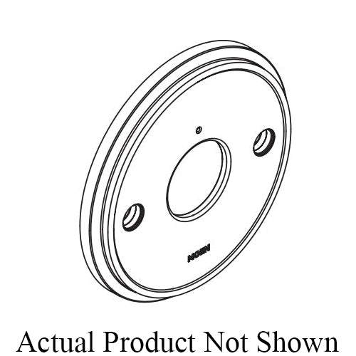 Moen® 154299BL Weymouth™ Escutcheon Kit, For Use With Weymouth™ ExactTemp® 3/4 in TS52104 Thermostatic/TS32110 Volume Control Shower Trim, Matte Black, Domestic