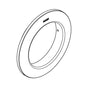 Moen® 155650BL Round Escutcheon Ring, For Use With TS1422 2-Function Square Shape Body Spray Trim, Matte Black, Domestic