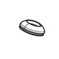 Handle Dome - Polished Chrome