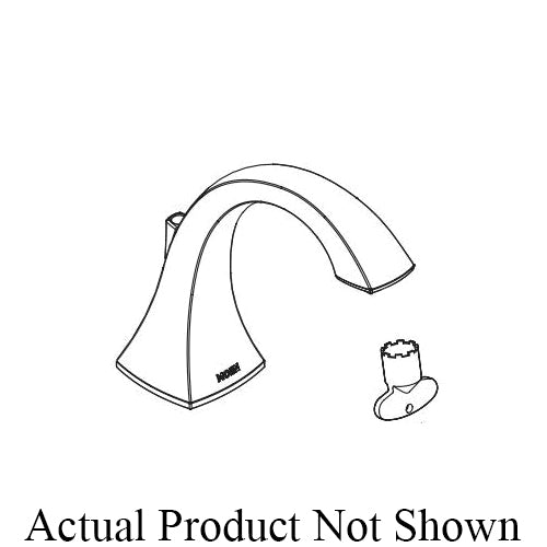 Moen® 161944NL Spout Kit, For Use With Voss™ T6905 2-Lever Handle Widespread Lavatory Faucet, Polished Nickel, Domestic