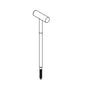 Moen® 165910BL Arris™ Lift Rod Kit, For Use With Roman Tub with Integral Diverter and Arris™ TS93004 2-Handle Roman Tub Trim, Domestic