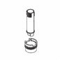 Moen® 174290 Hot/Cold Stem Extension Kit, For Use With Darcy™ 84551 2-Handle Widespread Lavatory Faucet, Domestic