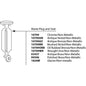 Drain Plug and Seat - 1826W