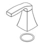 Hot/Cold Handle Kit - Polished Nickel