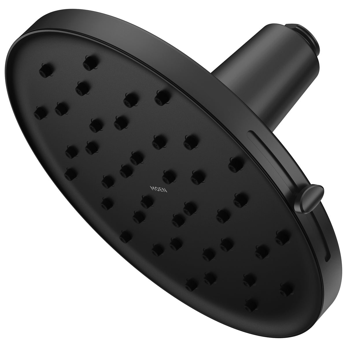 Moen® 220R3EPBL Adjustable Rainshower Shower Head, 1.75 gpm Flow Rate, 1 Sprays, 5-3/16 in H x 9 in W Head, Import