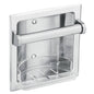 Moen® 2565CH Soap Holder, Donner Commercial, 6-1/4 in H x 6-1/4 in W, Zinc Alloy, Polished Chrome, Import