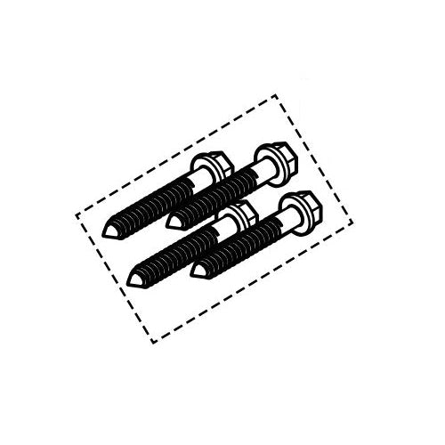 Moen® 259420 Concrete Rough-In Screw Kit, For Use With M-PACT™ TS50210 Double Riser Floor Mount Tub Filler, Import
