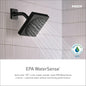 Moen® T2812EPBL Eco-Performance Shower Trim Only, 1.75 gpm Shower