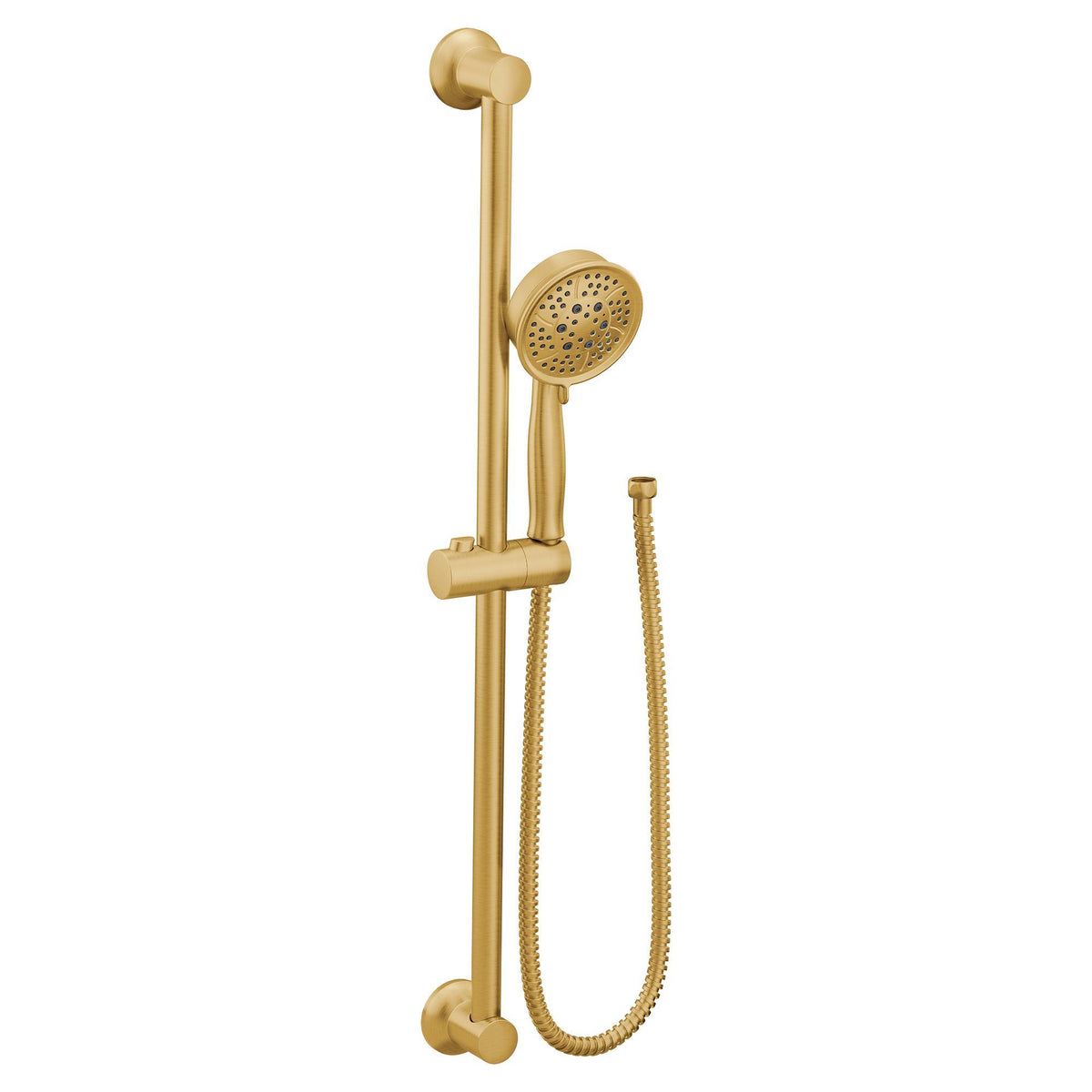 Moen® 3667EPBG Eco-Performance Handshower, 4-3/8 in Dia, 1.75 gpm Flow Rate, 69 in L Hose, Brushed Gold