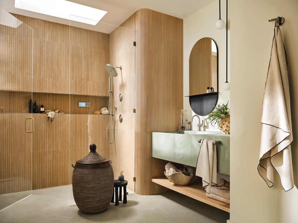 Cia M-Core - Shower Trim Only - Brushed Nickel - Wall Mount