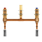 Moen® 4797 Fixed Roman Tub High Flow Rough-In Valve, 1/2 in Crimp Ring PEX Inlet x 1/2 in Crimp Ring PEX/CPVC Outlet, 45 psi Pressure, 17 gpm Flow Rate, Metal Body, Domestic