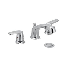Moen® 499545 CHATEAU® Bathroom Faucet, Residential, 1.2 gpm Flow Rate, 3-1/4 in H Spout, 8 to 16 in Center, Chrome, 2 Handles, Lift Rod Drain