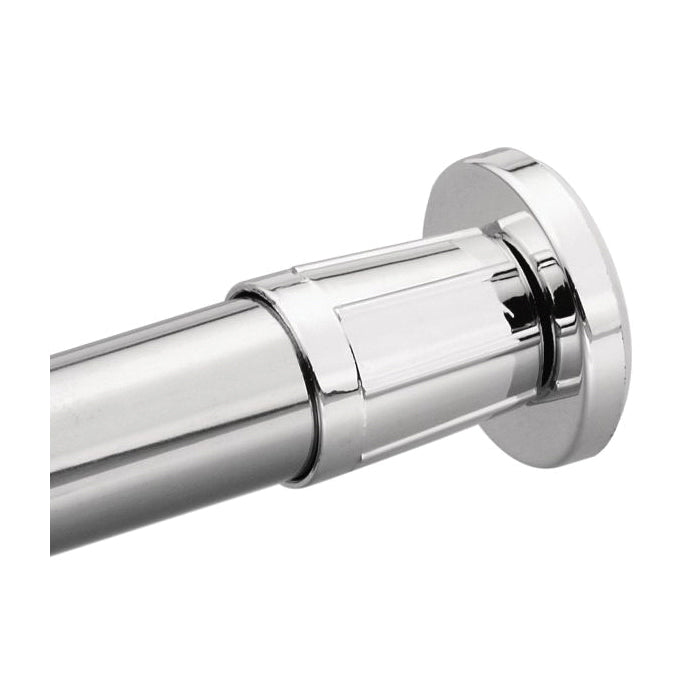 Moen® Shower Rod, Donner, 1 in Dia x 5 ft L Rod/Track, Aluminum
