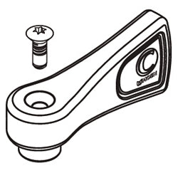 Cold Lever Handle Kit - Brass - Polished Chrome