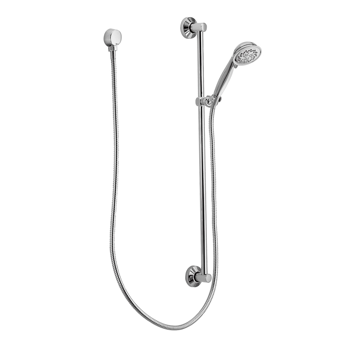 Moen® 52740EP17 Hand Shower, 3-5/16 in Dia 3-Function Shower Head, 1.75 gpm, 69 in L Hose, Polished Chrome, Import