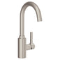 Moen® 5882SRS 5882 Limited Rotation Bar Faucet, Genta LX, Spot Resist Stainless, 1 Handles, 1.5 gpm Flow Rate